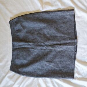 Neutral Business Casual Pencil Skirt Grey Size 12P